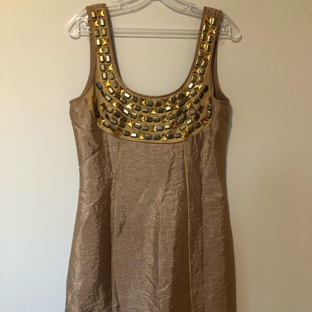 Gold Laundry by Shelli Segal, Size 8